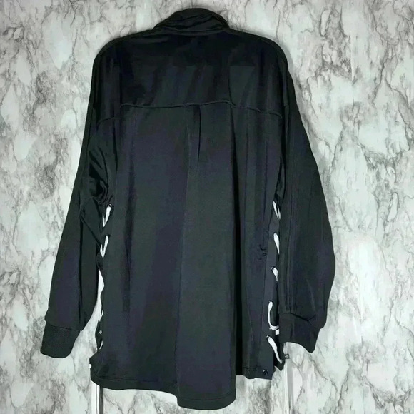 Womens Size XL Adidas Always Original Laced Track Jacket Black NWT - Picture 2 of 8
